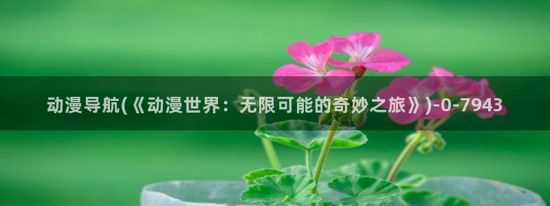 动漫性爱：动漫导航(《动漫世界：无限可能的奇妙之旅》)